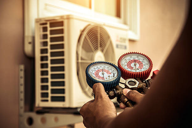 Professional Air Conditioning Service technician working in La Grange, IL